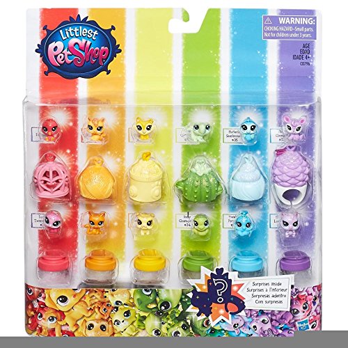 Hasbro HSBC0796 Littlest Pet Shop Rainbow Collection Pet Pack - Set of 6