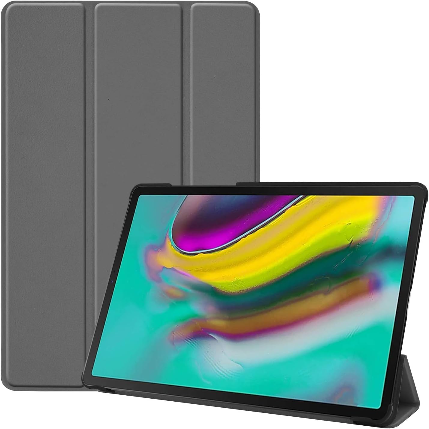 Fmway Case for Samsung Tab S5e, Smart Leather Cover with Stand Function Auto Wake/Sleep for Samsung Galaxy Tab S5e T720 T725