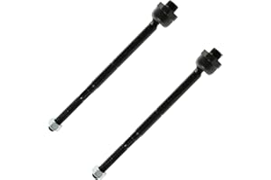 TRQ Front Inner Tie Rod Set Compatible with 2007-2014 Cadillac Escalade Escalade ESV 2007-2013 Escalade EXT Chevrolet Avalanche Silverado 1500 Suburban 1500 Tahoe GMC Sierra 1500 Yukon Yukon XL 1500