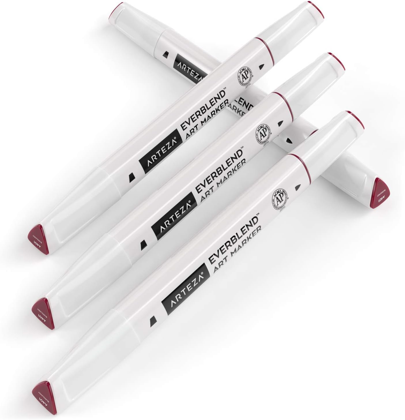 Arteza EverBlend Art Markers Burgundy A401 (Set of 4), Alcohol Based