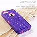 iPhone 5S Case,iPhone SE Case,Fogeek Heavy Duty PC and TPU Combo Protective Defender Body Armor Case for iPhone 5S,iPhone SE and iPhone 5 with Finger Print Function(Purple)