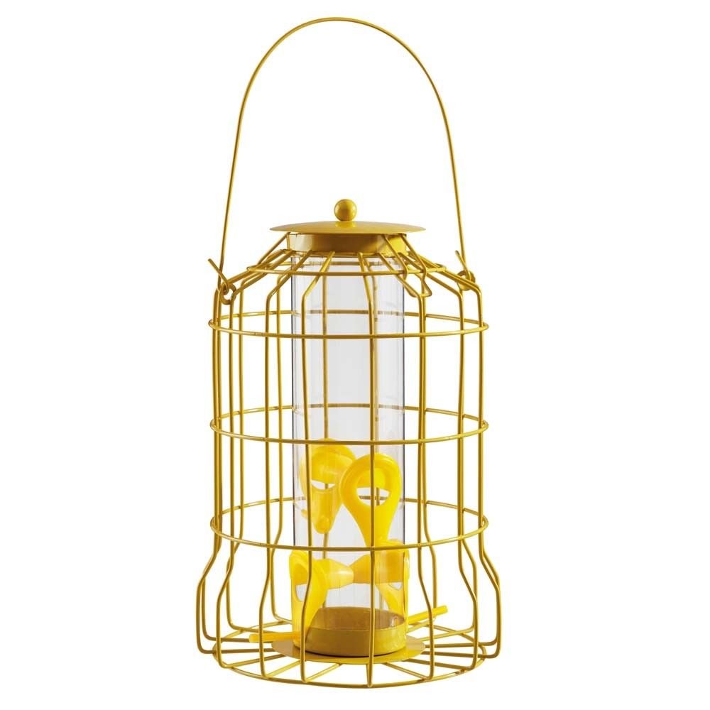 Happy Beaks Kingfisher Squirrel Proof Bird Feeder Powder Coated