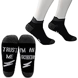 MBMSO 2 Pairs Electrician Socks Funny Electrician