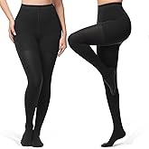 CASMON 20-30 mmHg Compression Pantyhose for Women & Men, 2 Pairs Closed Toe Compression leggings for Varicose Veins Edema