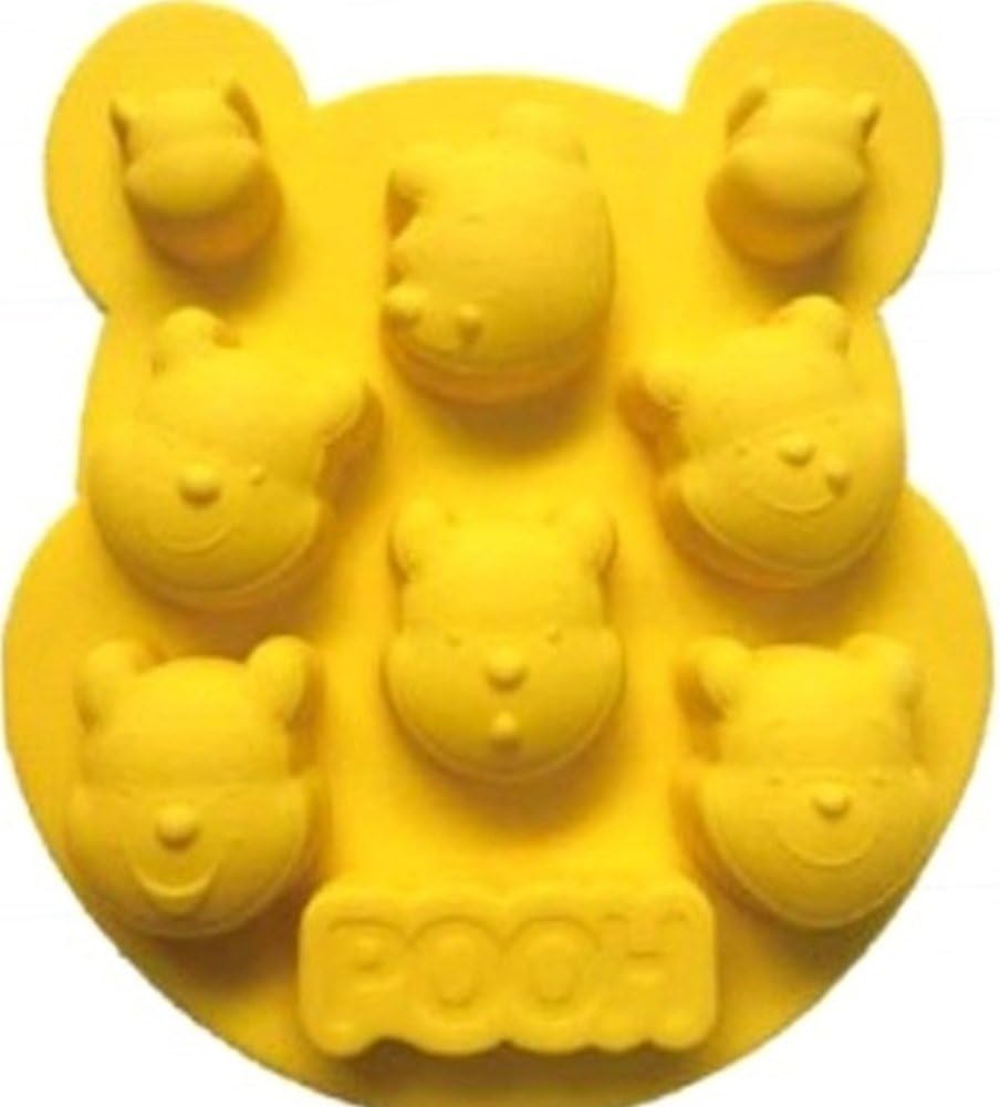 Winne The Pooh Silicone Baking Pan Ice Cube Tray Muffin Chocolate Mold Bakeware Non-Stick