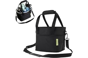 Family Size 4 Compartment Drink Bag, Multiple Tumbler Carrier Caddy, with Adjustable Strap, 4 Compartment Insulated Drink Hol