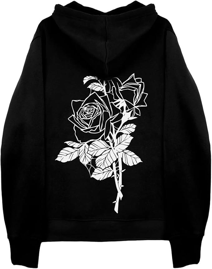 womens oversized black sweatshirt