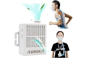 4WDKING Rechargeable Electrical Air Purifying, Reusable Portable Air Purifier with HEPA Filter for Sleeping Outdoor Sports Housework