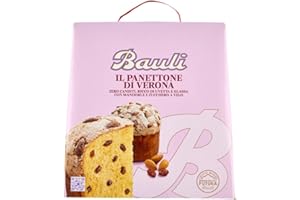 Bauli: "Il Panettone di Verona", without candied 2.2 Pounds (1kg) [ Italian Import ]