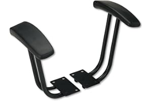 Alera ALEIN49AKB10B - Fixed T-Arms for Interval and Essentia Series Chairs and Stools