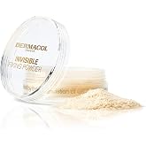 Dermacol Invisible Fixing Powder, Translucent Setting Powder, 0.46oz, Light | Loose translucent powder sets makeup and controls shine; blurs pores; lightweight, no white cast; long-lasting