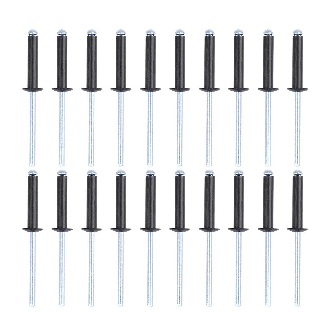 X AUTOHAUX 50pcs 4 x 20mm Car Vehicle Aluminum Alloy Blind Rivets Repairing Tool