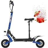NANROBOT D4+ Scooter Adults Fast Off Road Scooter Top Speed Long Range Heavy Duty Scooter Foldable Scooter for Adults with Suspension 10" Tires