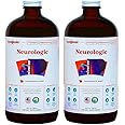 LIQUIDHEALTH Neurologic Focus Supplement - Brain Booster Nootropic Supplement for Cognitive Function, Memory & Focus with Ginkgo Biloba, Choline, L-Theanine & Phosphatidylserine - USA Made (2 Pack)