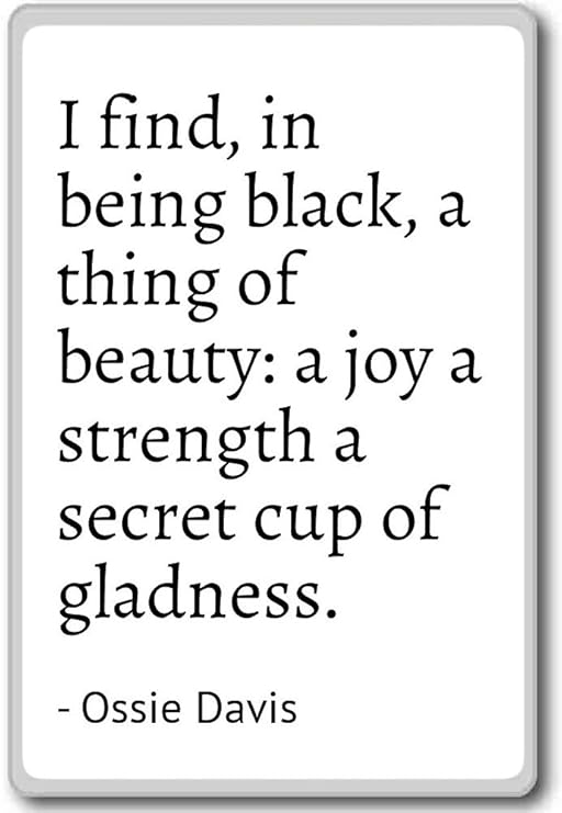 I encontrar, en que se negro, una cosa de belleza: Un Jo ...