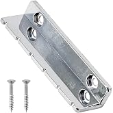 Domofa Metal Guitar Nut Slotted Nut for Lap Steel Guitar or Acoustic Guitar Replacement Parts (Silver)
