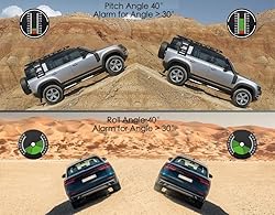 Car Inclinometer Offroad Clinometer for Pitch