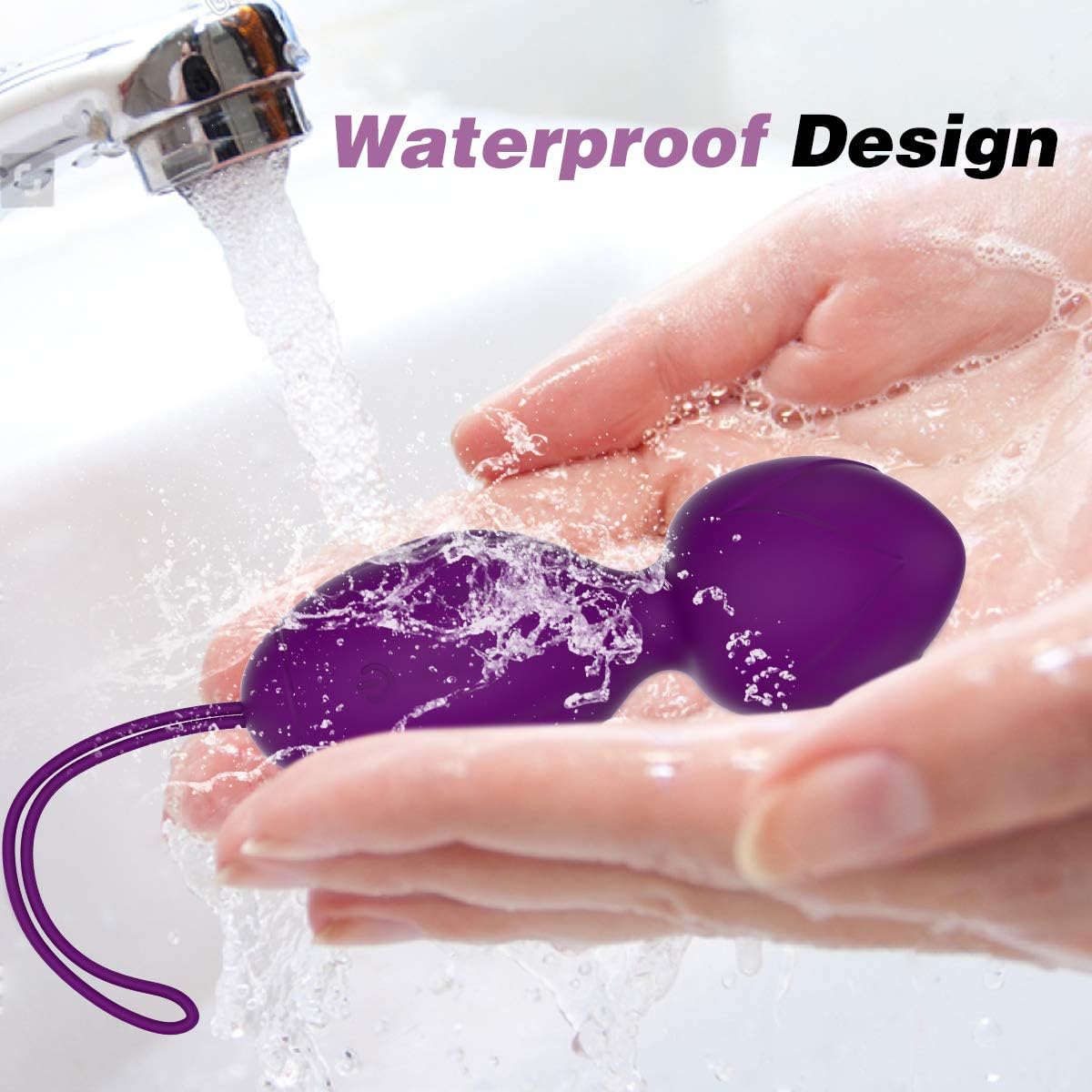 Kegel Balls for Tightening, Ben Wa Balls for Women Pelvic Floor Strengthening Device and Bladder Control Exerciser (Purple, 3 Balls): Health & Personal Care