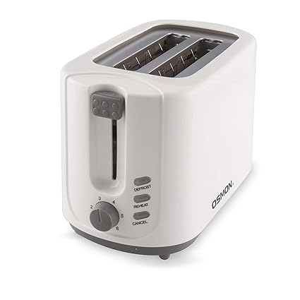 Osmon OS 70TP- 2-Slice Pop-up Toaster with lid