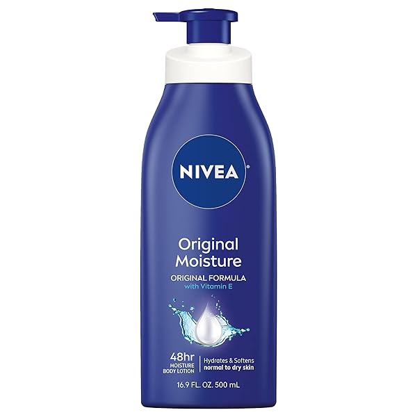 NIVEA ORIGINAL MOISTURE BODY LOTION WITH VITAMIN E,...
