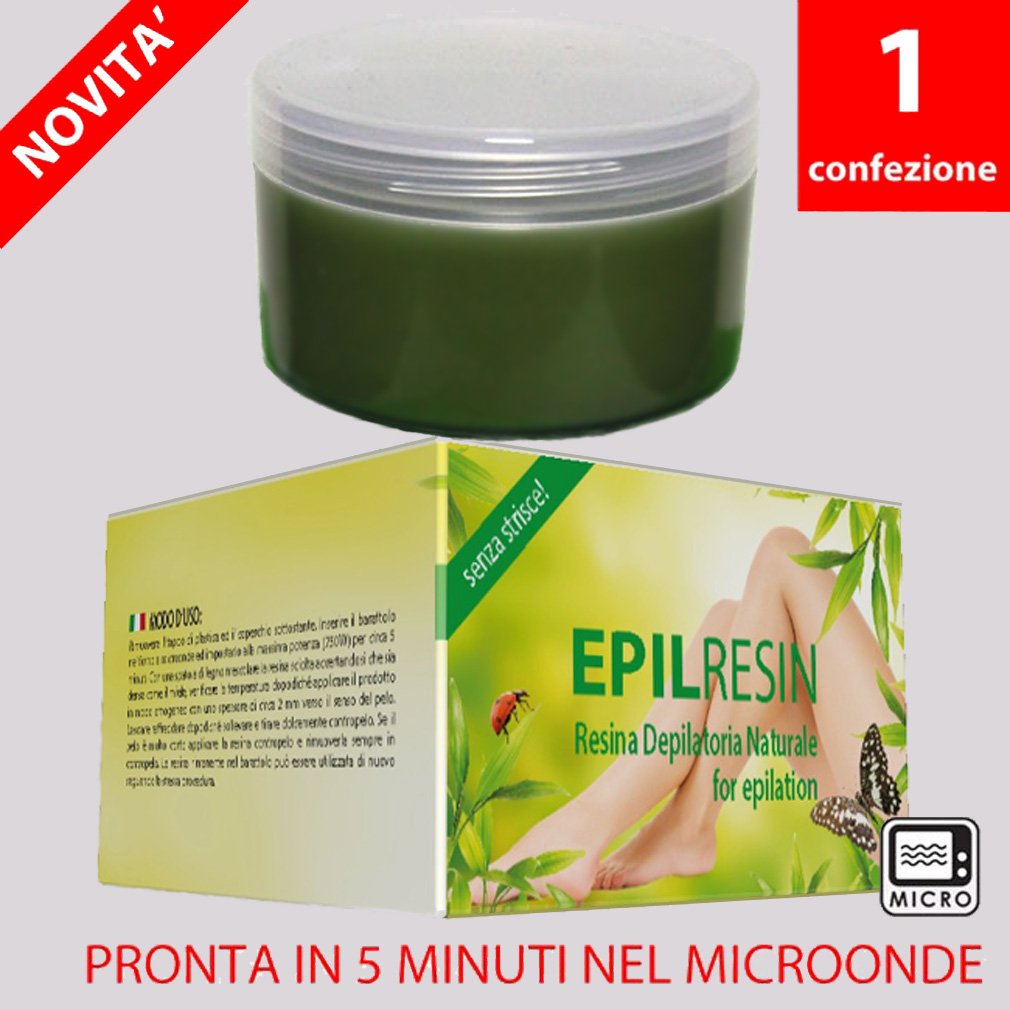 Epilresin - 1 unidad de cera natural indolora - Calentar en ...