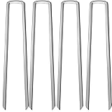 AAGUT 12 Inch 8 Gauge Landscape Staples 40 Pack
