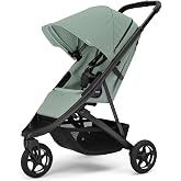 Thule Spring 2 Single Child Stroller, Lightweight &amp; maneuverable, Compact fold, Ventilated Canopy, Adjustable Handlebar