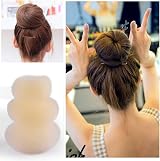 Thboxes Blonde Nylon Hair Doughnut Bun Maker Set 6 Sizes w 20 U Pins for Women view 7