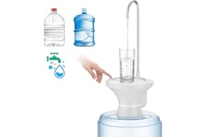 VUIYA Water Dispenser for 5 Gallon Bottle - Drinking Water Dispenser, Automatic Water Jug Dispenser, Electric 2-5 Gallon Water Pump with USB Rechargeable and 2 Switch Control for Home, Office, Camping