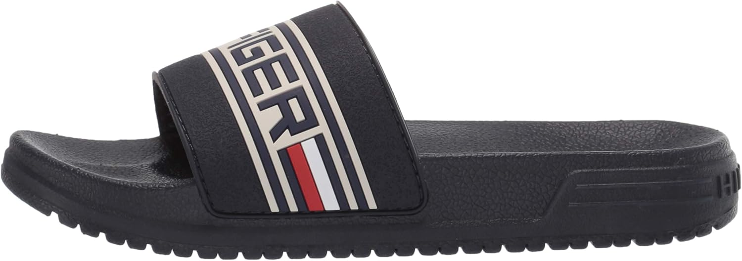  | Tommy Hilfiger Unisex-Child Kids' Geo Logo Slide Athletic Sandal | Sport Sandals