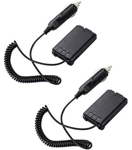 Éliminateur De Batterie Pour Talkie-walkie UV-5R Et Similaires - Branchement 12V Sur Allume-cigare De Voiture