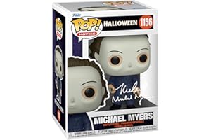 HOFSM.COM HALL OF FAME SPORTS MEMORABILIA Nick Castle Michael Myers #1156 Halloween Facsimile Signed Reprint Laser Autographed Funko POP! Movies Figurine with Protector Case