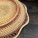 Handmade Wicker Woven Bread Storage Basket Restaurant Fruit Vegetables Food Serving Display Basket