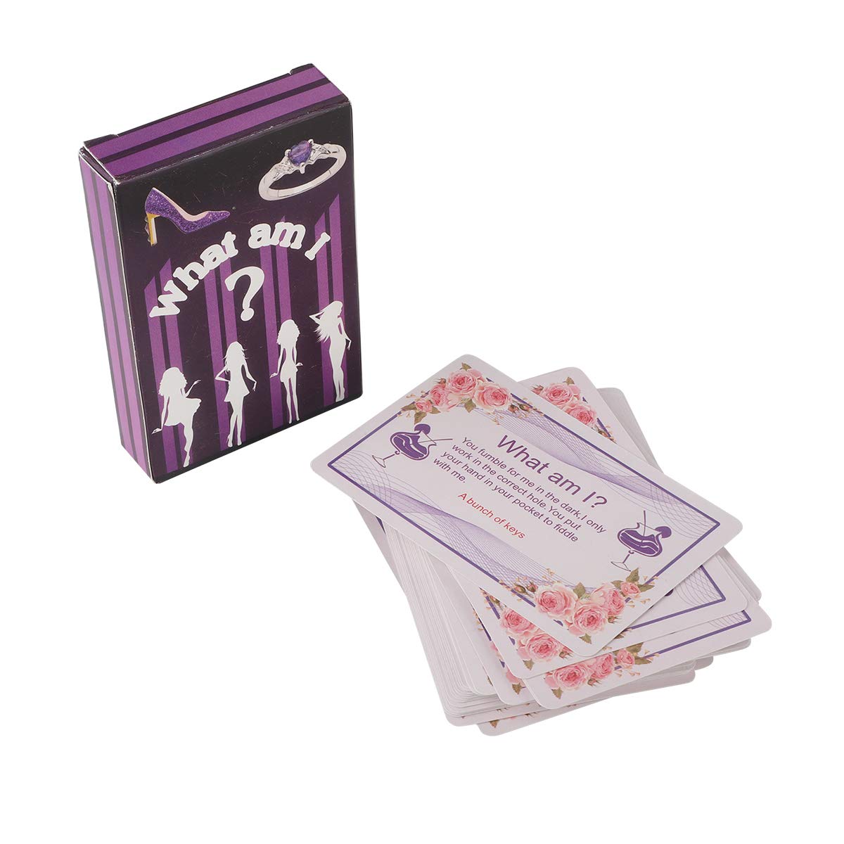 innobase Hen Night Party Girls Night Out Games - Dare & Truth / WHAT AM I Cards, Hilarious Hen Party Dare Cards Hen Night Fun Games for Adults Team Bride To Be bridal shower, 2 Games