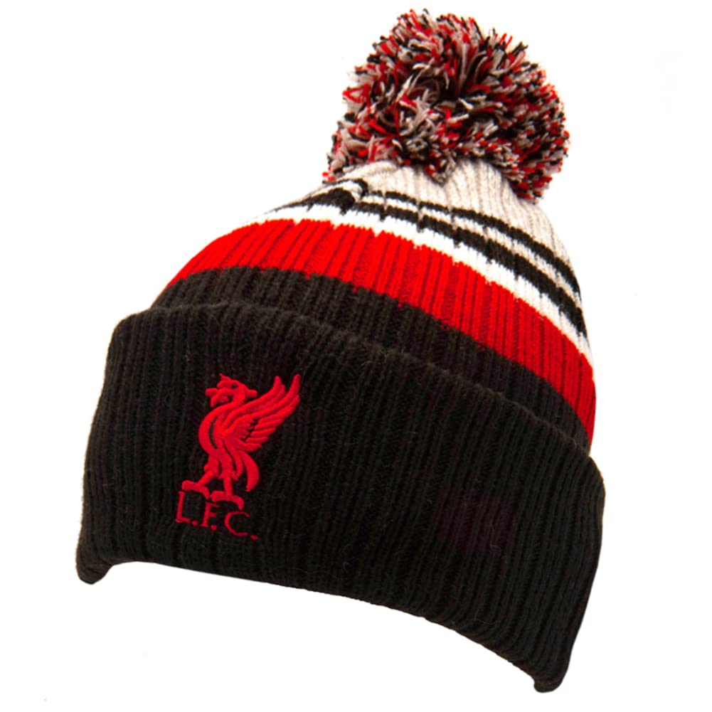 Liverpool FC Pinewood Ski Hat (One Size) (Black/Red/White), Black/Red/White, One Size