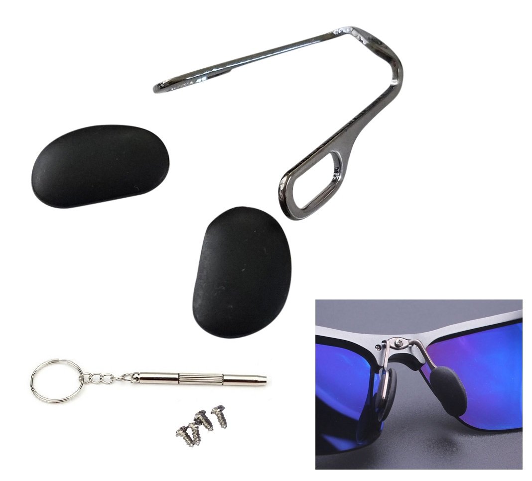 AM Landen One Piece Eyeglass NosePad UShape Silicone Nose