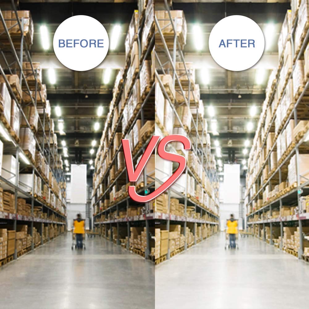 50W Super Bright LED Light Bulb 500 Watt Equivalent E26 5400 Lm 6500K LED Bulb Daylight Brightest Corn Light for Office House Outdoor Garage Commercial Ceiling Warehouse Factory Barn