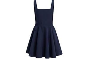 SweatyRocks Girl's Corduroy Overall Dress Sleeveless Skirtall Jumpers Suspender Dresses