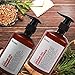 Ferna Moroccan Argan Oil Shampoo and Conditioner set - (2 x 16 Fl Oz / 473ml) - Sulfate Free - Revitalizing & Moisturizing - For Curly and Color-Treated Hair - Made With All Natural Ingredients