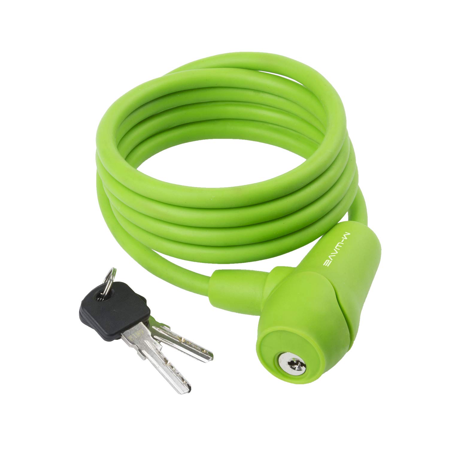 M-Wave Unisex Adult S 8.15 S Spiral Cable Lock - Green, N/A