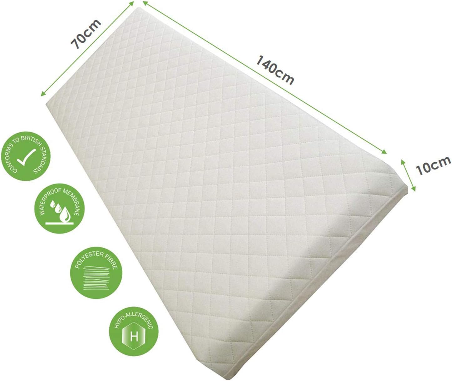 mother nurture cot bed mattress