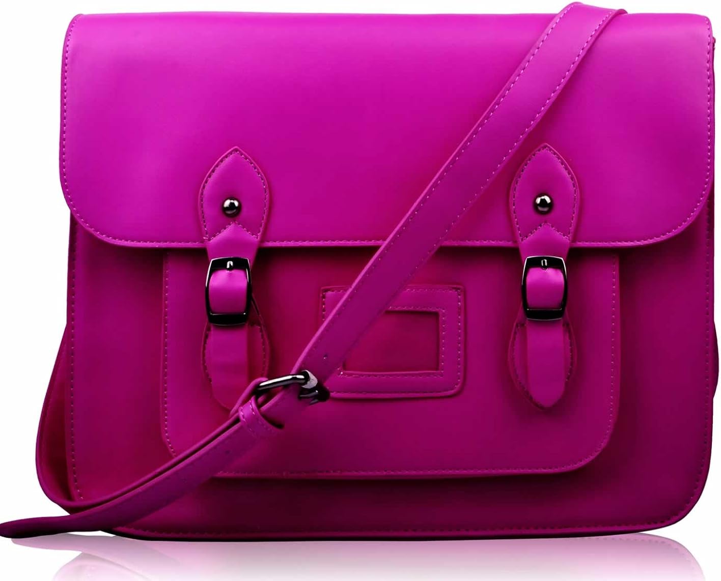 Ladies Purple cross body satchel bag Amazon.co.uk Shoes & Bags