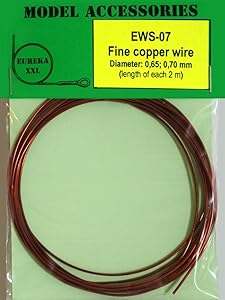 Eureka XXL Fine Copper Wires 0.65mm 0.70mm - Each 2m Long #EWS-07