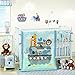 Bedtime Originals Two by Two Noah's Ark Window Valance, Blue/Grey