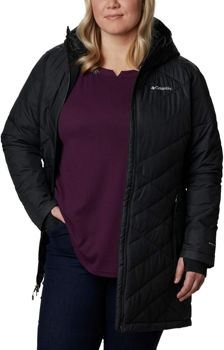Columbia Womens Heavenly Long Hooded Jacket: Clothing