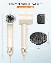 PRITECH High Speed Hair Dryer 1600W Ionic Blow