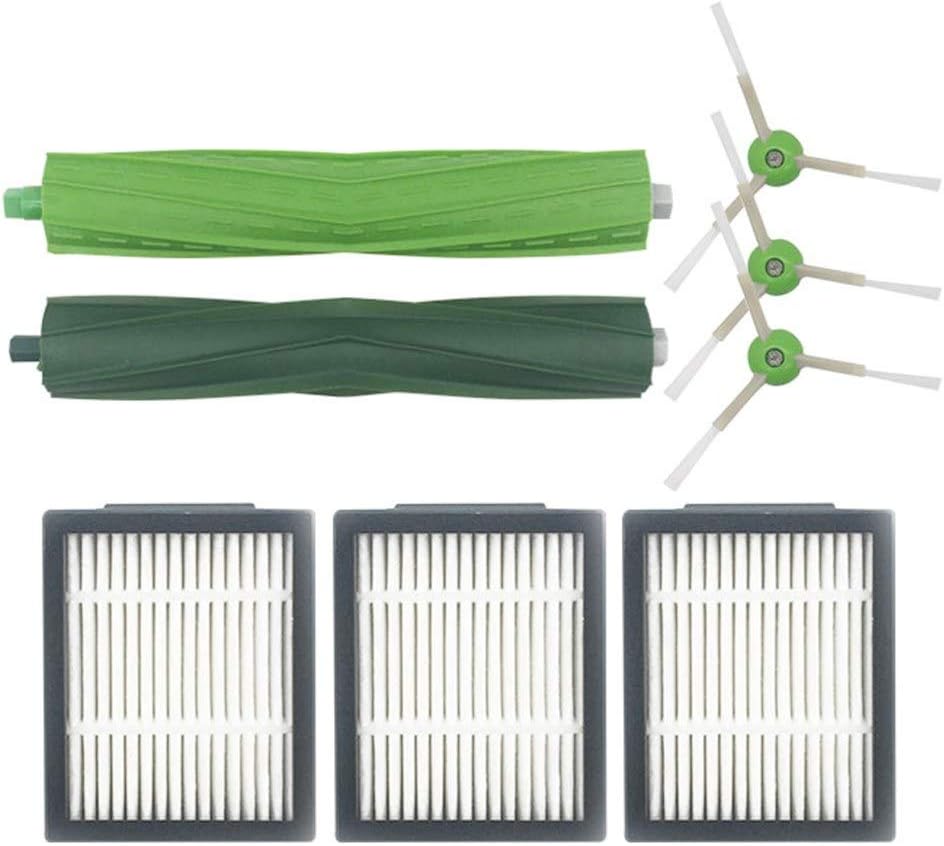 Brush Accessories Kit Set Compatible With I-robot 7 Vacuum Cleaner Robotic Sweeper Replacement Attachment Gadget Accessories(3 Side Brush + 3 Fil