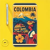 Colombia Fridge Magnets &ndash; 3.5 x 2 Inch Premium Colombian Souvenir | Durable Gloss Finish | Cultural &amp; Artistic Design. (Cultural Poster)