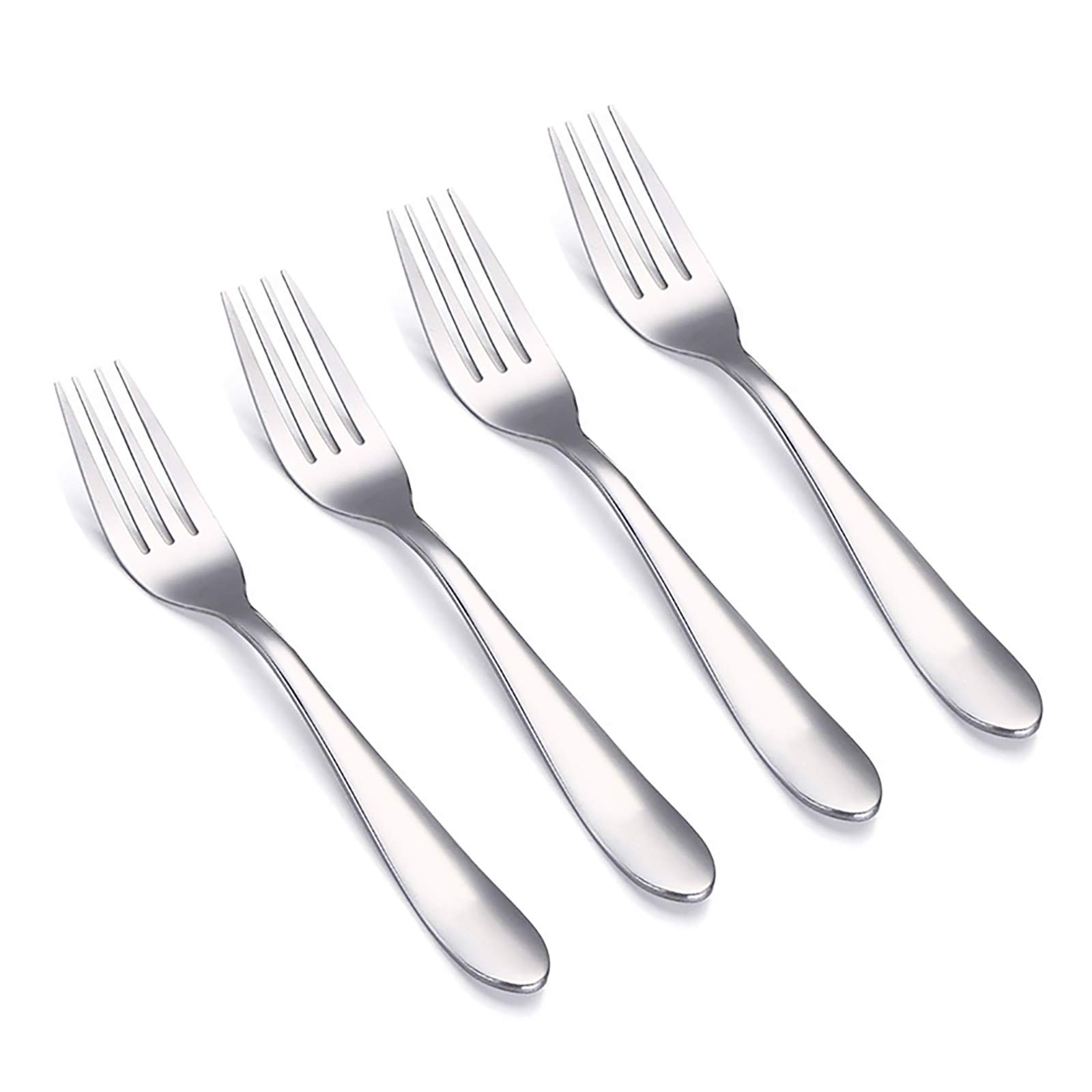 VANRA 4-Piece Children Forks Set Stainless Steel Kids Dinner Forks Child Silver Cutlery Set 5.7-inch (4 Forks)