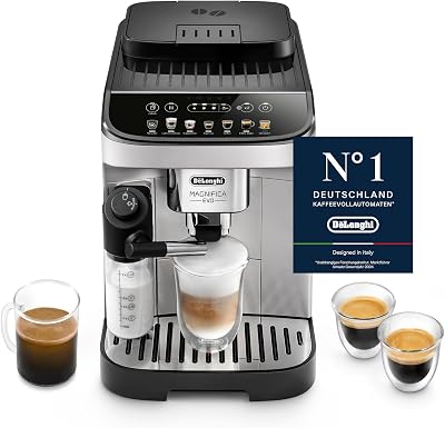 Magnifica Evo - Kaffeevollautomat 7 Getränke Silber-Schwarz